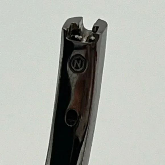 Nadri Gunmetal Tone Crystal Pavé Hinged Bangle Bracelet Mint - Picture 7 of 9